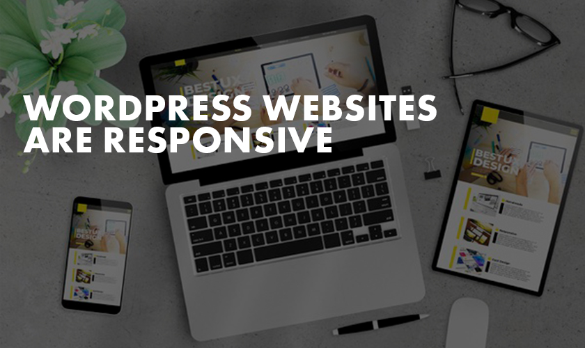 WordPress websites are responsive