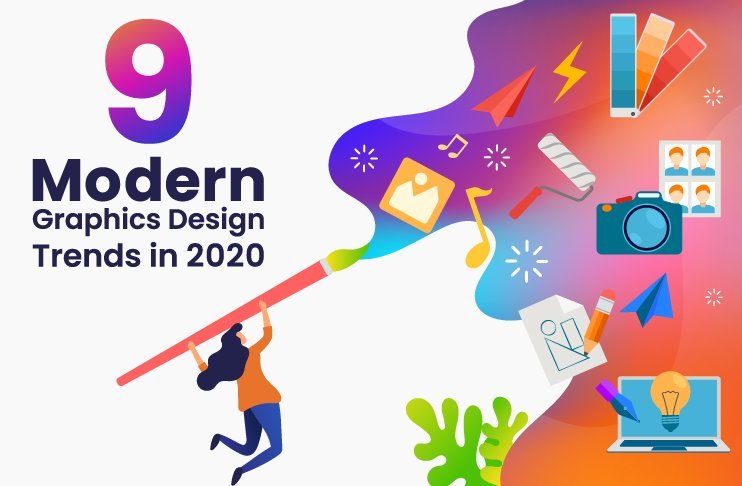 9 Modern Graphic Design Trends in 2020